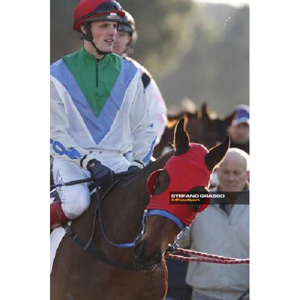 Josef Bartos on Paracchini enters the track before the 59.a Gran Corsa Siepi Rome, 15 february 2009 ph. Stefano Grasso