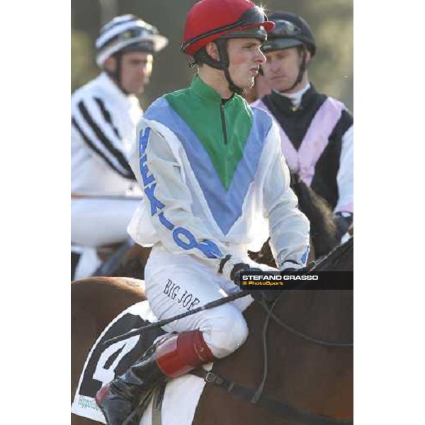 Josef Bartos enters the track before the 59.a Gran Corsa Siepi Rome, 15 february 2009 ph. Stefano Grasso
