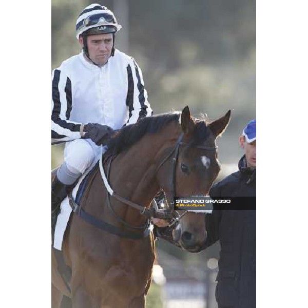 Wutzeline and Terrien enter the track before the 59.a Gran Corsa Siepi Rome, 15 february 2009 ph. Stefano Grasso