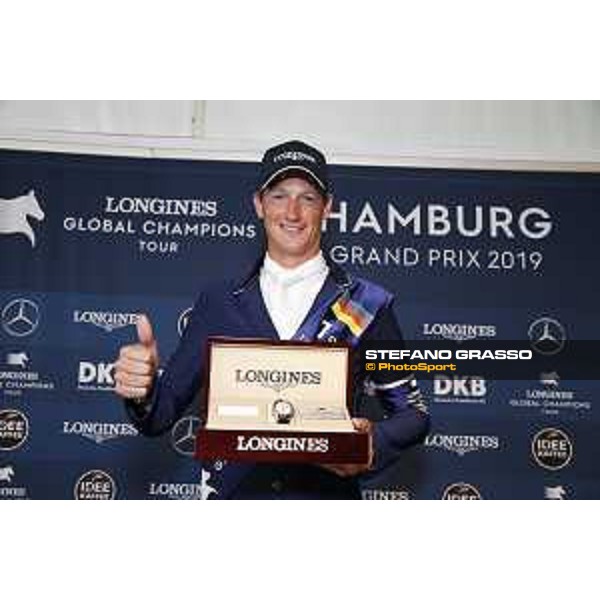 LGCT of Hamburg - Press conference - Daniel Deusser (GER), Longines watch - Hamburg, Derby Park - 1 June 2019 - ph.Stefano Grasso/LGCT