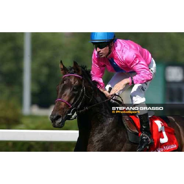 William Mongil on Senex wins Gran Premio di Milano Milan San Siro 20th june 2004 ph. Stefano Grasso