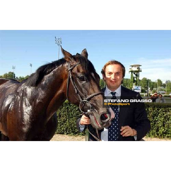 Stefano Luciani and Maktub Milan San Siro 20th june 2004 ph. Stefano Grasso