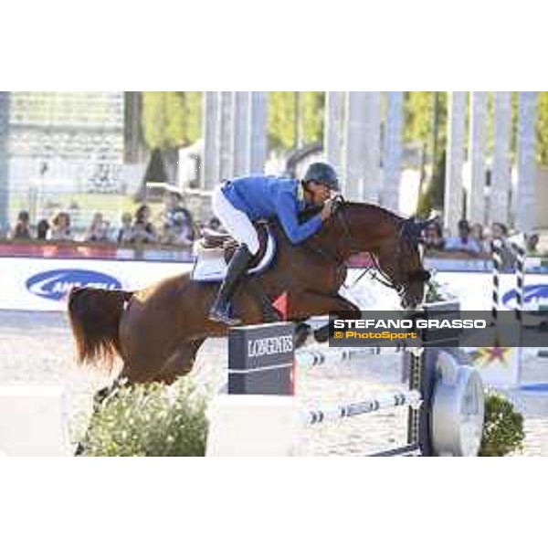LGCT of Paris - Grand Prix - Christian Ahlmann (GER) on Take A Chance on me Z - Paris, Champ de Mars - 6 July 2019 - ph.Stefano Grasso/LGCT