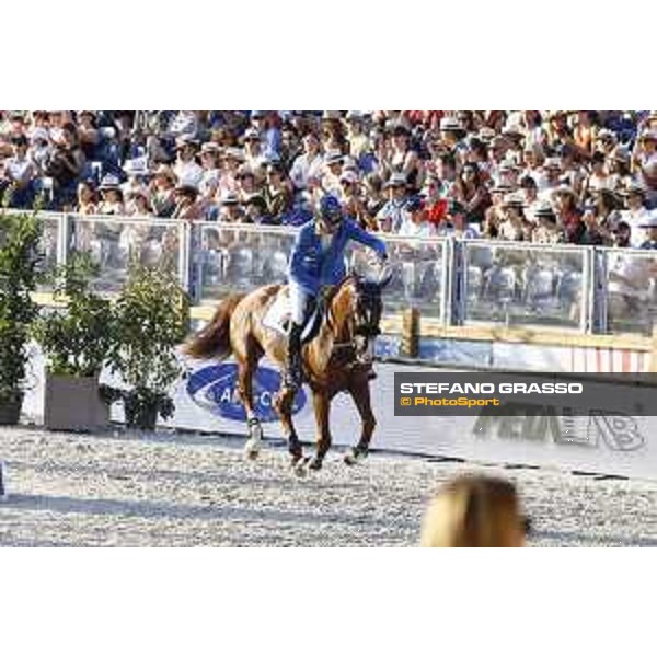 LGCT of Paris - Grand Prix - Christian Ahlmann (GER) on Take A Chance on me Z - Paris, Champ de Mars - 6 July 2019 - ph.Stefano Grasso/LGCT