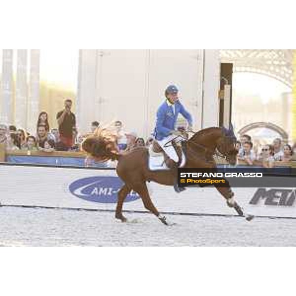 LGCT of Paris - Grand Prix - Christian Ahlmann (GER) on Take A Chance on me Z - Paris, Champ de Mars - 6 July 2019 - ph.Stefano Grasso/LGCT