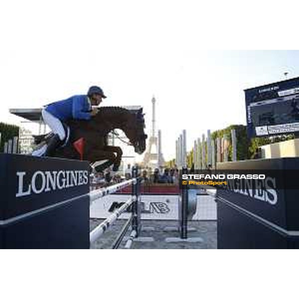 LGCT of Paris - Grand Prix - Christian Ahlmann (GER) on Take A Chance on me Z - Paris, Champ de Mars - 6 July 2019 - ph.Stefano Grasso/LGCT