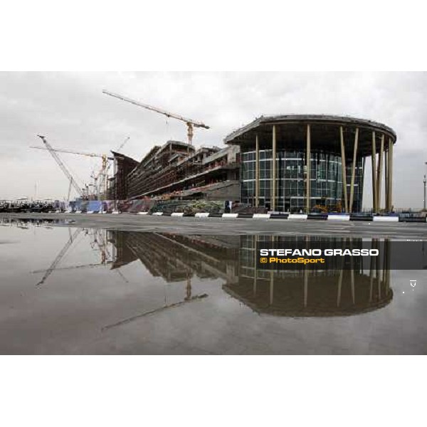 a view of the works for the new grandstand of Meydan Dubai, 26th march 2009 ph. Stefano Grasso