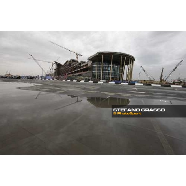 a view of the works for the new grandstand of Meydan Dubai, 26th march 2009 ph. Stefano Grasso
