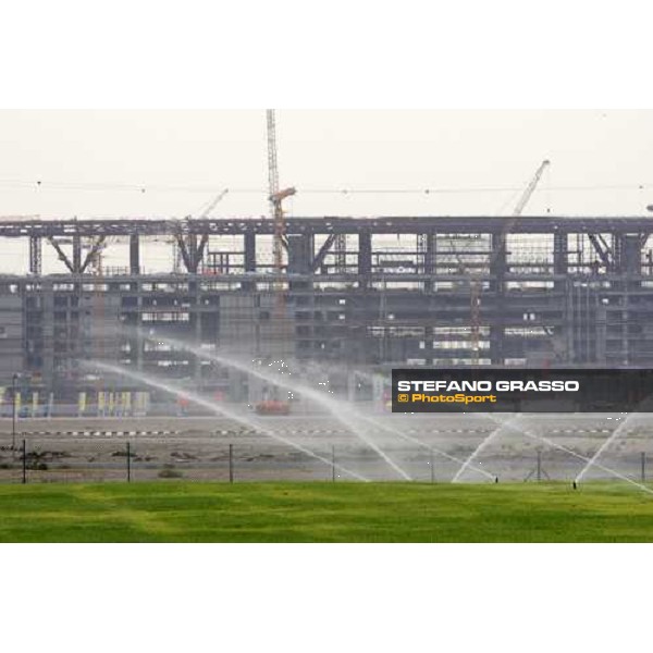a back view of the new Meydan granstand Nad Al Sheba, 27th march 2009 ph. Stefano Grasso
