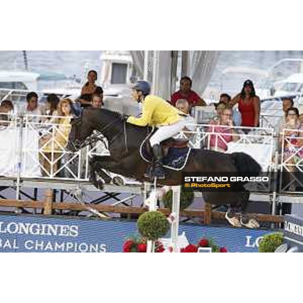 LGCT of Monaco - Grand Prix - Yuri Mansur (BRA) on Carlson - Monaco, Port Hercule - 29 June 2019 - ph.Stefano Grasso/LGCT