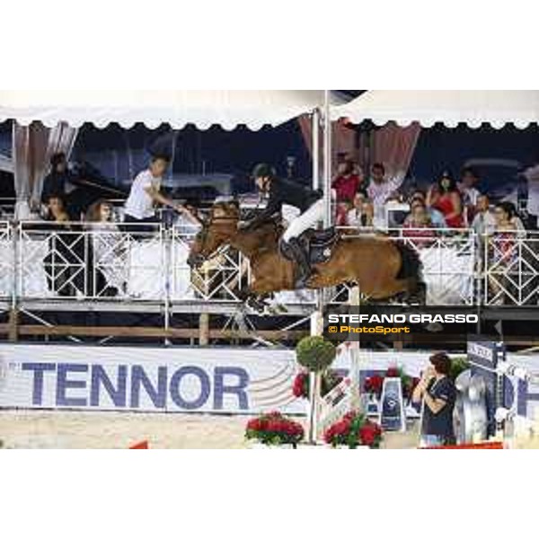 LGCT of Monaco - Grand Prix - Kevin Staut (FRA) on For Joy van?t Zorgvliet HDC - Monaco, Port Hercule - 29 June 2019 - ph.Stefano Grasso/LGCT
