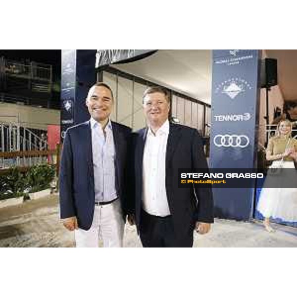 LGCT of Monaco - Grand Prix - Prize giving ceremony - Lars Windhorst, Jan Tops (President of LGCT and co-founder of GCL) - Monaco, Port Hercule - 29 June 2019 - ph.Stefano Grasso/LGCT