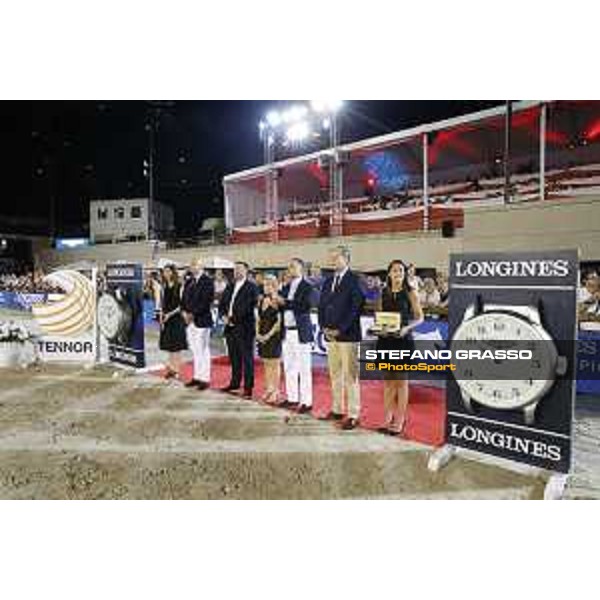 LGCT of Monaco - Grand Prix - Prize giving ceremony - Lars Windhorst, Jan Tops, Diane Fissore, Charles Villoz - Monaco, Port Hercule - 29 June 2019 - ph.Stefano Grasso/LGCT
