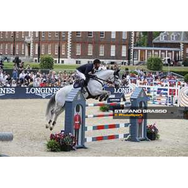 LGCT of London - Grand Prix - Emil Hallundbaek (DEN) on Dazermie - London, Royal Hospital Chelsea - 3 August 2019 - ph.Stefano Grasso/LGCT