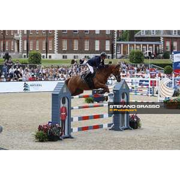 LGCT of London - Grand Prix - Julien Epaillard (FRA) on Usual Suspect d?Auge - London, Royal Hospital Chelsea - 3 August 2019 - ph.Stefano Grasso/LGCT