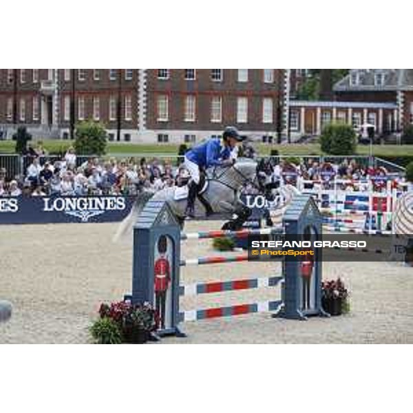 LGCT of London - Grand Prix - Christian Ahlmann (GER) on Clintrexo Z - London, Royal Hospital Chelsea - 3 August 2019 - ph.Stefano Grasso/LGCT