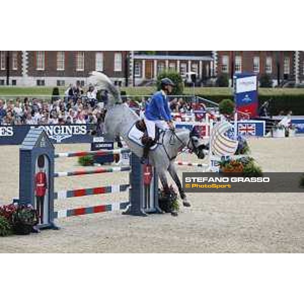 LGCT of London - Grand Prix - Christian Ahlmann (GER) on Clintrexo Z - London, Royal Hospital Chelsea - 3 August 2019 - ph.Stefano Grasso/LGCT