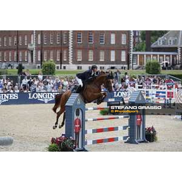 LGCT of London - Grand Prix - Ben Maher (GBR) on Explosion W - London, Royal Hospital Chelsea - 3 August 2019 - ph.Stefano Grasso/LGCT