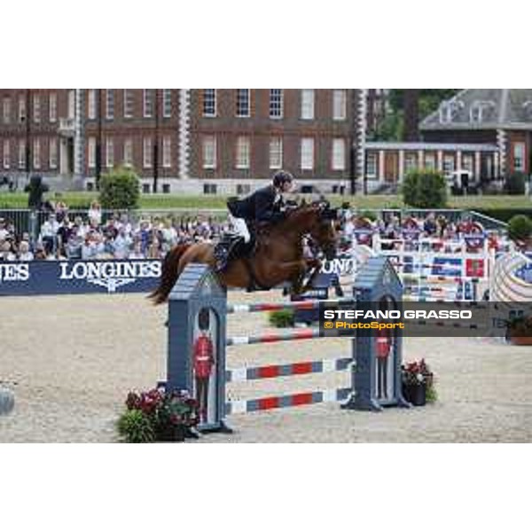 LGCT of London - Grand Prix - Ben Maher (GBR) on Explosion W - London, Royal Hospital Chelsea - 3 August 2019 - ph.Stefano Grasso/LGCT