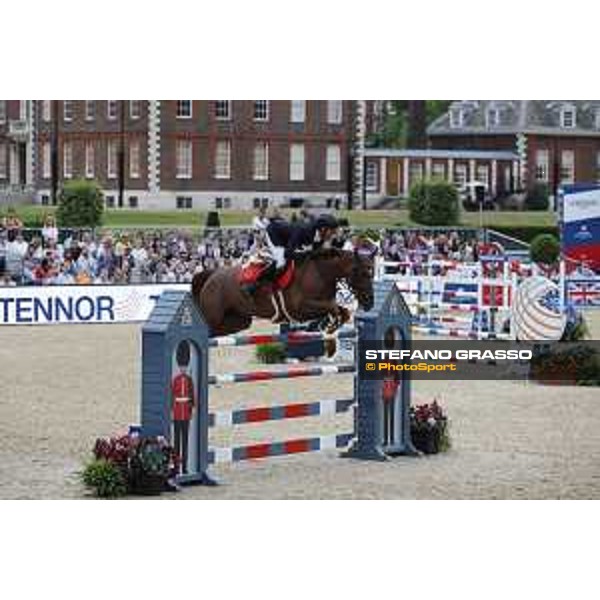 LGCT of London - Grand Prix - Simon Delestre (FRA) on Hermes Ryan - London, Royal Hospital Chelsea - 3 August 2019 - ph.Stefano Grasso/LGCT