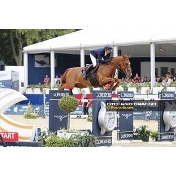 LGCT of London - Grand Prix - Julien Epaillard (FRA) on Usual Suspect d?Auge - London, Royal Hospital Chelsea - 3 August 2019 - ph.Stefano Grasso/LGCT