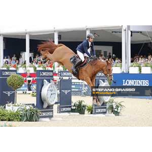 LGCT of London - Grand Prix - Julien Epaillard (FRA) on Usual Suspect d?Auge - London, Royal Hospital Chelsea - 3 August 2019 - ph.Stefano Grasso/LGCT