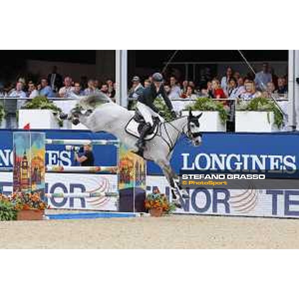 LGCT of London - Grand Prix - Shane Sweetnam (IRL) on Alejandro - London, Royal Hospital Chelsea - 3 August 2019 - ph.Stefano Grasso/LGCT