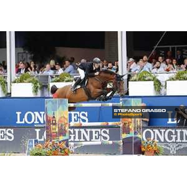 LGCT of London - Grand Prix - Marcus Ehning (GER) on Cristy - London, Royal Hospital Chelsea - 3 August 2019 - ph.Stefano Grasso/LGCT
