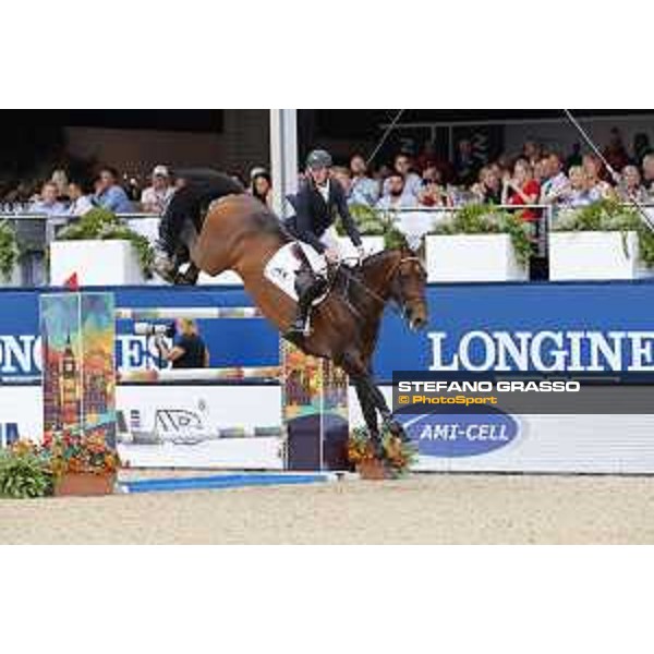 LGCT of London - Grand Prix - Niels Bruynseels (BEL) on Jenson van\'t Meulenhof - London, Royal Hospital Chelsea - 3 August 2019 - ph.Stefano Grasso/LGCT
