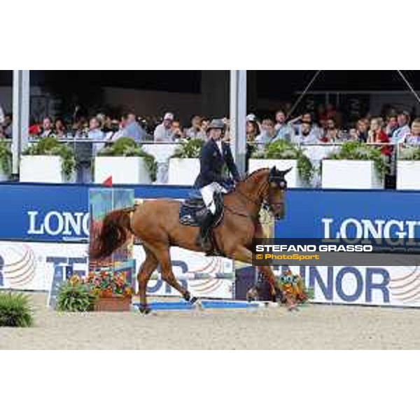LGCT of London - Grand Prix - Ben Maher (GBR) on Explosion W - London, Royal Hospital Chelsea - 3 August 2019 - ph.Stefano Grasso/LGCT