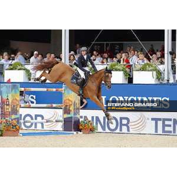 LGCT of London - Grand Prix - Ben Maher (GBR) on Explosion W - London, Royal Hospital Chelsea - 3 August 2019 - ph.Stefano Grasso/LGCT