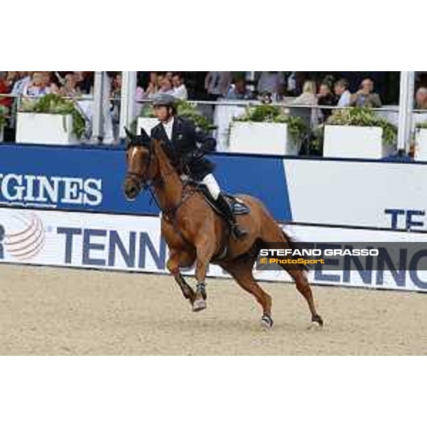 LGCT of London - Grand Prix - Ben Maher (GBR) on Explosion W - London, Royal Hospital Chelsea - 3 August 2019 - ph.Stefano Grasso/LGCT
