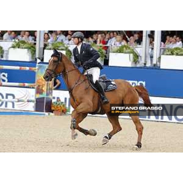 LGCT of London - Grand Prix - Ben Maher (GBR) on Explosion W - London, Royal Hospital Chelsea - 3 August 2019 - ph.Stefano Grasso/LGCT