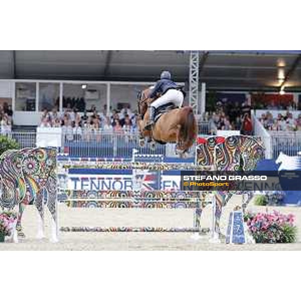 LGCT of London - Grand Prix - Ben Maher (GBR) on Explosion W - London, Royal Hospital Chelsea - 3 August 2019 - ph.Stefano Grasso/LGCT