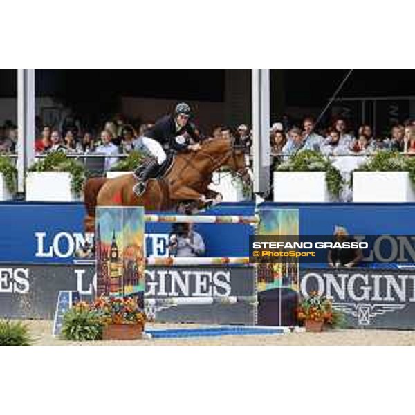 LGCT of London - Grand Prix - Constant van Paesschen (BEL) on Verdi Treize - London, Royal Hospital Chelsea - 3 August 2019 - ph.Stefano Grasso/LGCT