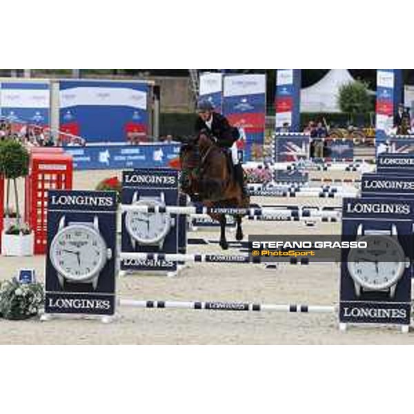 LGCT of London - Grand Prix - Marco Kutscher (GER) on Chades of Blue - London, Royal Hospital Chelsea - 3 August 2019 - ph.Stefano Grasso/LGCT