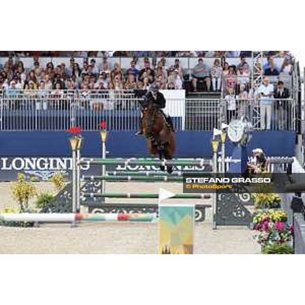 LGCT of London - Grand Prix - Georgina Bloomberg (USA) on Chameur 137 - London, Royal Hospital Chelsea - 3 August 2019 - ph.Stefano Grasso/LGCT