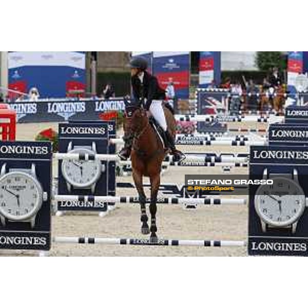 LGCT of London - Grand Prix - Georgina Bloomberg (USA) on Chameur 137 - London, Royal Hospital Chelsea - 3 August 2019 - ph.Stefano Grasso/LGCT