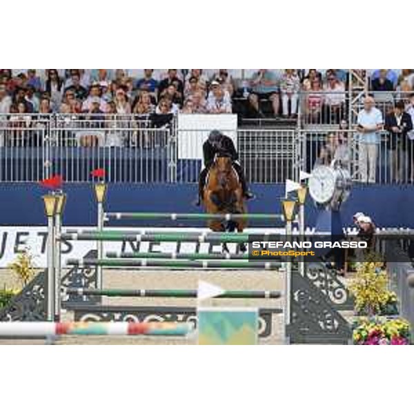 LGCT of London - Grand Prix - Mark McAuley (IRL) on Valentino Tuiliere - London, Royal Hospital Chelsea - 3 August 2019 - ph.Stefano Grasso/LGCT