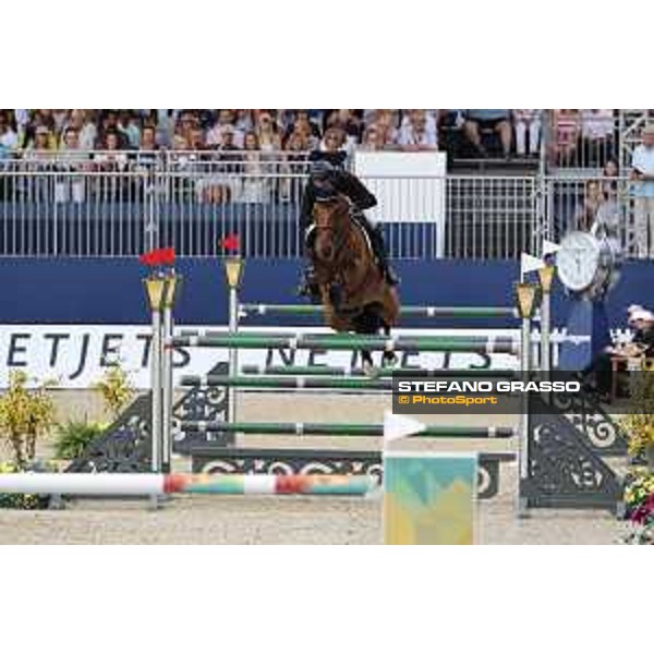 LGCT of London - Grand Prix - Mark McAuley (IRL) on Valentino Tuiliere - London, Royal Hospital Chelsea - 3 August 2019 - ph.Stefano Grasso/LGCT