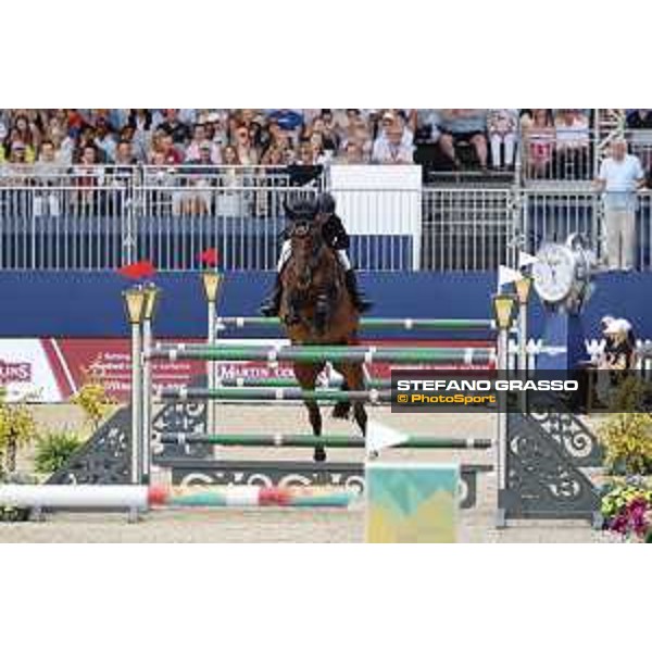 LGCT of London - Grand Prix - Laura Kraut (USA) on Fleurette - London, Royal Hospital Chelsea - 3 August 2019 - ph.Stefano Grasso/LGCT
