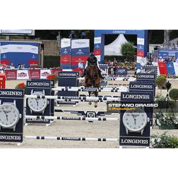 LGCT of London - Grand Prix - Laura Kraut (USA) on Fleurette - London, Royal Hospital Chelsea - 3 August 2019 - ph.Stefano Grasso/LGCT