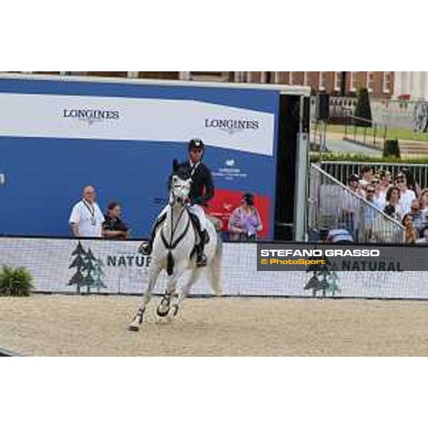 LGCT of London - Grand Prix - Emil Hallundbaek (DEN) on Dazermie - London, Royal Hospital Chelsea - 3 August 2019 - ph.Stefano Grasso/LGCT