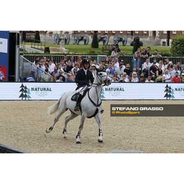 LGCT of London - Grand Prix - Emil Hallundbaek (DEN) on Dazermie - London, Royal Hospital Chelsea - 3 August 2019 - ph.Stefano Grasso/LGCT