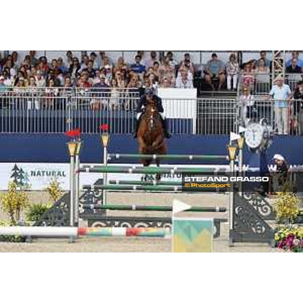 LGCT of London - Grand Prix - Julien Epaillard (FRA) on Usual Suspect d?Auge - London, Royal Hospital Chelsea - 3 August 2019 - ph.Stefano Grasso/LGCT