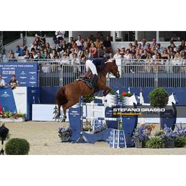 LGCT of London - Grand Prix - Julien Epaillard (FRA) on Usual Suspect d?Auge - London, Royal Hospital Chelsea - 3 August 2019 - ph.Stefano Grasso/LGCT