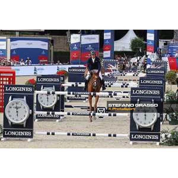 LGCT of London - Grand Prix - Julien Epaillard (FRA) on Usual Suspect d?Auge - London, Royal Hospital Chelsea - 3 August 2019 - ph.Stefano Grasso/LGCT