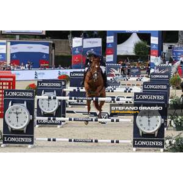 LGCT of London - Grand Prix - Julien Epaillard (FRA) on Usual Suspect d?Auge - London, Royal Hospital Chelsea - 3 August 2019 - ph.Stefano Grasso/LGCT