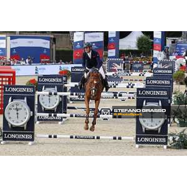 LGCT of London - Grand Prix - Julien Epaillard (FRA) on Usual Suspect d?Auge - London, Royal Hospital Chelsea - 3 August 2019 - ph.Stefano Grasso/LGCT