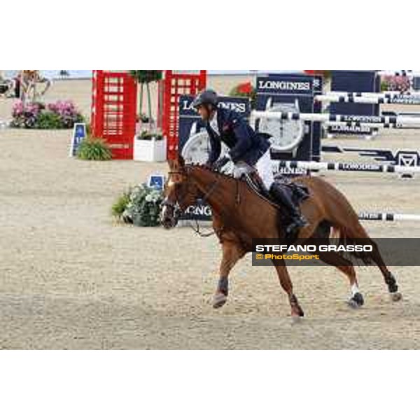 LGCT of London - Grand Prix - Julien Epaillard (FRA) on Usual Suspect d?Auge - London, Royal Hospital Chelsea - 3 August 2019 - ph.Stefano Grasso/LGCT